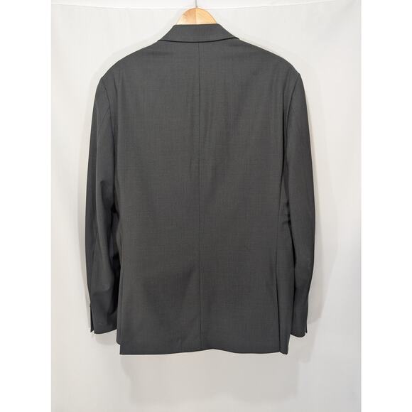 Calvin Klein Gray Wool Stretch Suit 2 Piece Jacket and Pants 42R 36x32 - Picture 5 of 8
